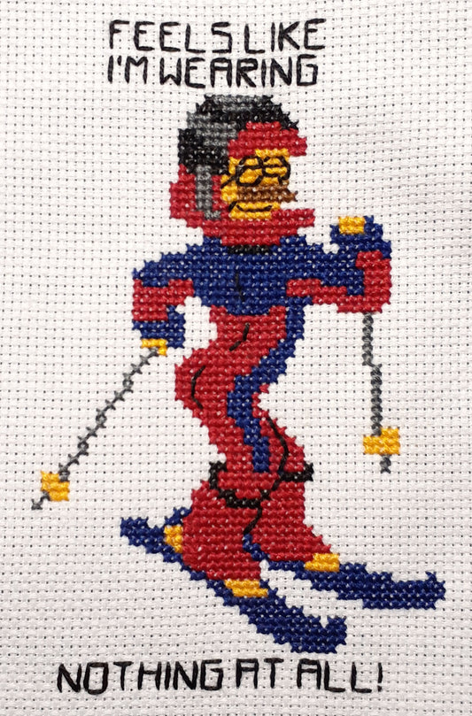 Stupid Sexy Flanders Cross Stitch Pattern